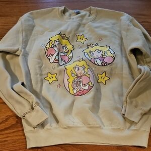 Women's Princess Graphic Sweatshirt - Cream